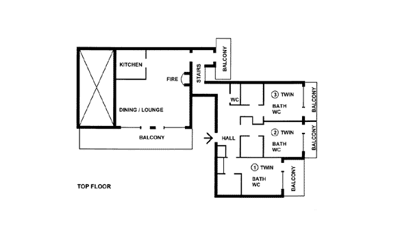 Chalet la Face Val d’Isere Floor Plan 1